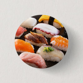Bóton Redondo 2.54cm Assorted Sushi Button Badge – SUSHIMI Collection