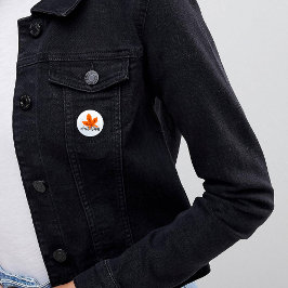 Bóton Redondo 2.54cm Autumn Impressão "Fall Vibes" E Folha De Mapeament