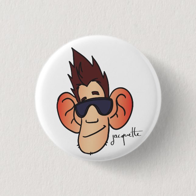 Bóton Redondo 2.54cm avatar jacquette bling bling (Frente)