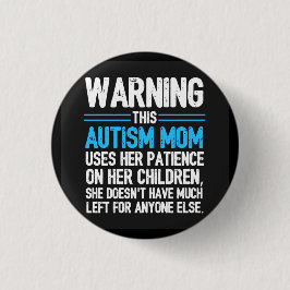 Bóton Redondo 2.54cm Aviso