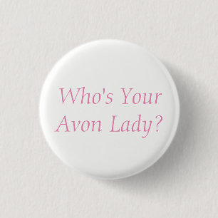 Bóton Redondo 2.54cm Avon Lady Button
