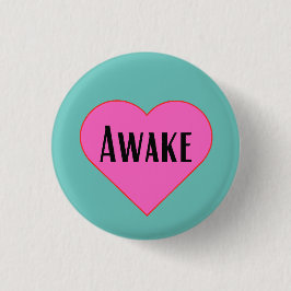 Bóton Redondo 2.54cm Awake - botão pinback