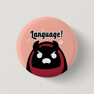 Bóton Redondo 2.54cm Badboyhalo "Língua"! Pino - Botão Pino Mcyt - Bbh