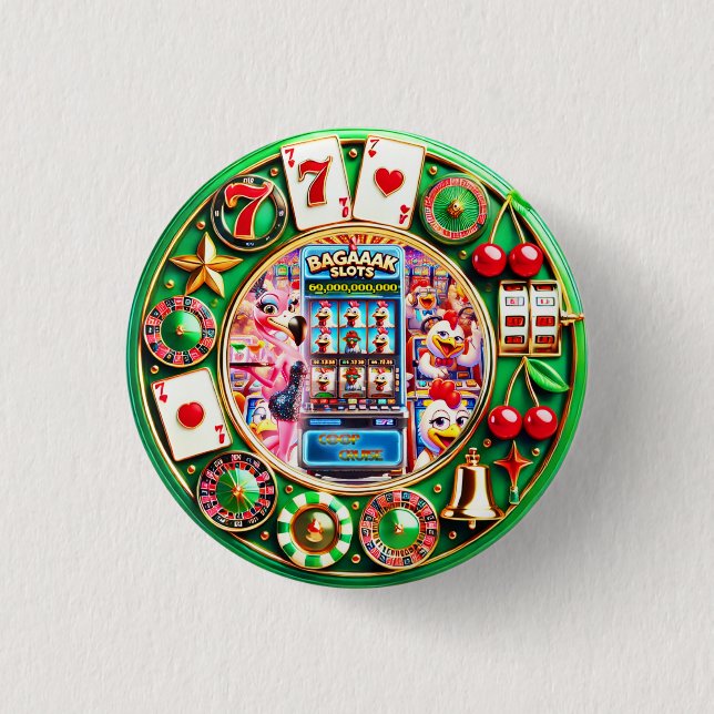 BÓTON REDONDO 2.54CM BAGAAAAK SHOTS (Frente)