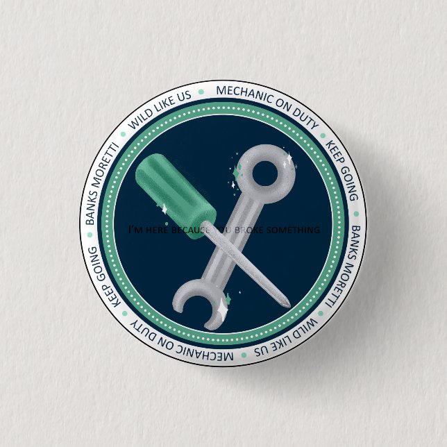 Bóton Redondo 2.54cm Bancos Crachá - AC (Frente)