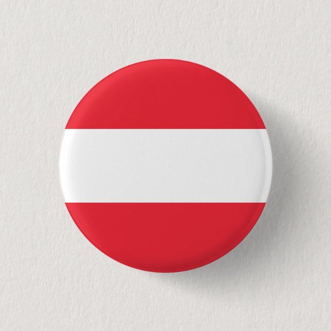 Bóton Redondo 2.54cm Bandeira Áustria (Áustria) (Frente)