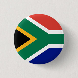 Bóton Redondo 2.54cm Bandeira da África do Sul