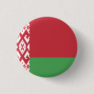 Bóton Redondo 2.54cm Bandeira da Bielorrússia