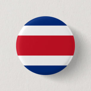 Bóton Redondo 2.54cm Bandeira da Costa Rica
