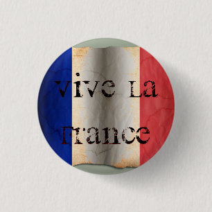 Bóton Redondo 2.54cm Bandeira da França