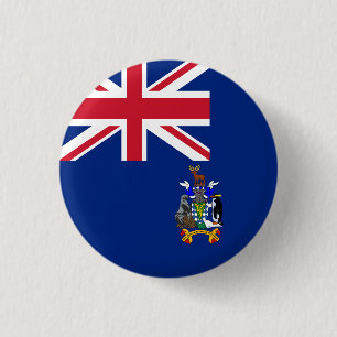 Bóton Redondo 2.54cm Bandeira da Geórgia do Sul e do Islã Sandwich do S