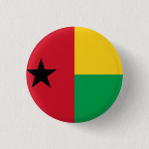 Bóton Redondo 2.54cm Bandeira da Guiné-Bissau