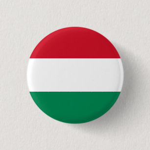 Bóton Redondo 2.54cm Bandeira da Hungria (Húngaro)