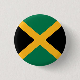 Bóton Redondo 2.54cm Bandeira da Jamaica