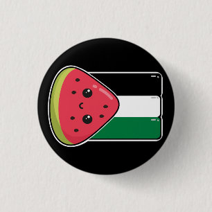 Bóton Redondo 2.54cm Bandeira da Palestina Cura com Palestina Livre de