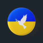 Bóton Redondo 2.54cm Bandeira da Ucrânia - Vara da Paz - Liberdade - Pa<br><div class="desc">Ucrânia - Paz - Bandeira Ucraniana - Apoio à Liberdade - Solidariedade - Forte Juntos - Vitória da Liberdade! Vamos faz do mundo um lugar melhor - todos juntos! Um mundo melhor começa - depende - precisa de você também! Você pode transferir para mais de 1000 produtos Zazzle. Redimensionar e...</div>