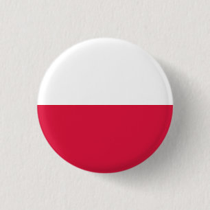 Bóton Redondo 2.54cm Bandeira de Polônia