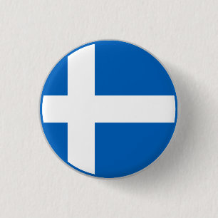Bóton Redondo 2.54cm Bandeira de Shetland