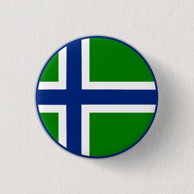 Bóton Redondo 2.54cm Bandeira de South Uist (Frente)