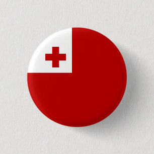 Bóton Redondo 2.54cm Bandeira de Tongan, Bandeira de Tonga