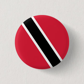 Bóton Redondo 2.54cm Bandeira de Trinidad e Tobago