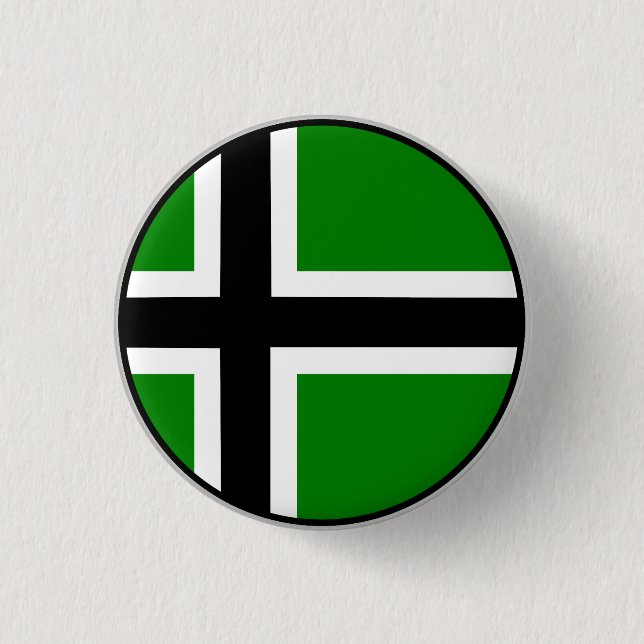 Bóton Redondo 2.54cm Bandeira de Vinlândia (Frente)