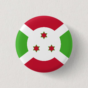 Bóton Redondo 2.54cm Bandeira do Burundi