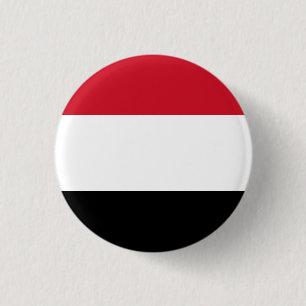 Bóton Redondo 2.54cm Bandeira do Iêmen