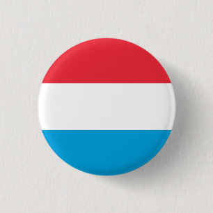 Bóton Redondo 2.54cm Bandeira do Luxemburgo