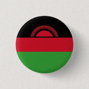 Bóton Redondo 2.54cm Bandeira do Malawi, Bandeira do Malawi