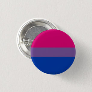 Bóton Redondo 2.54cm Bandeira do Orgulho Bissexual