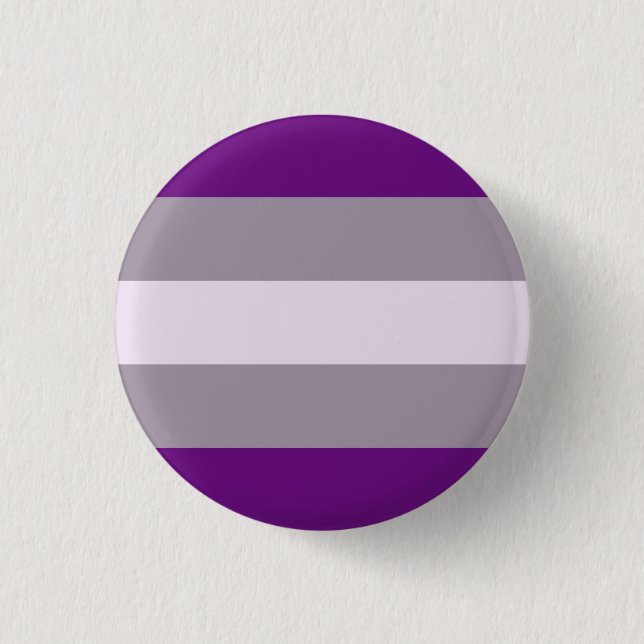 Bóton Redondo 2.54cm Bandeira do Orgulho Grissexual (Frente)