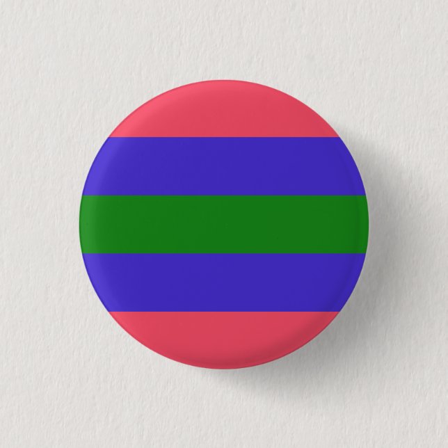 Bóton Redondo 2.54cm Bandeira do Orgulho Trigênero (Frente)