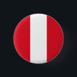Bóton Redondo 2.54cm Bandeira do Peru<br><div class="desc">Produtos de Sinalizador Mundial Personalizáveis - Sinta-se livre para adicionar seu próprio texto.</div>