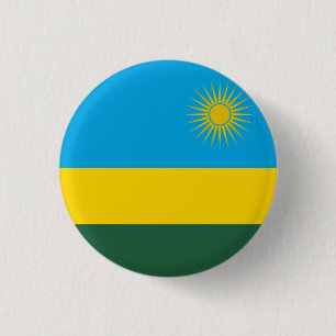 Bóton Redondo 2.54cm Bandeira do Ruanda
