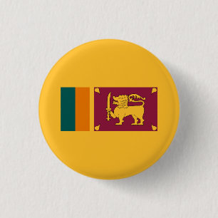Bóton Redondo 2.54cm Bandeira do Sri Lanka, Bandeira do Sri Lanka