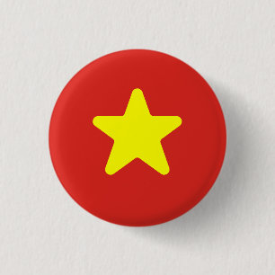 Bóton Redondo 2.54cm Bandeira do Vietname