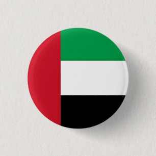 Bóton Redondo 2.54cm Bandeira dos Emirados Árabes Unidos