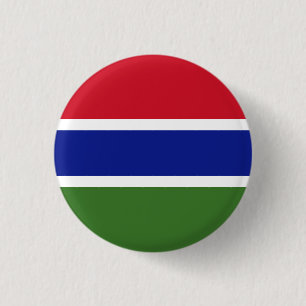 Bóton Redondo 2.54cm Bandeira Gâmbia