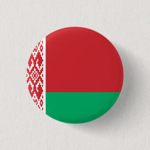 Bóton Redondo 2.54cm Bandeira Nacional da Bielorrússia