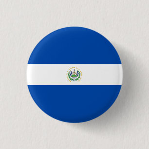 Bóton Redondo 2.54cm Bandeira Nacional de El Salvador