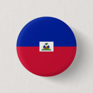 Bóton Redondo 2.54cm Bandeira Nacional do Haiti