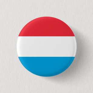 Bóton Redondo 2.54cm Bandeira Nacional do Luxemburgo