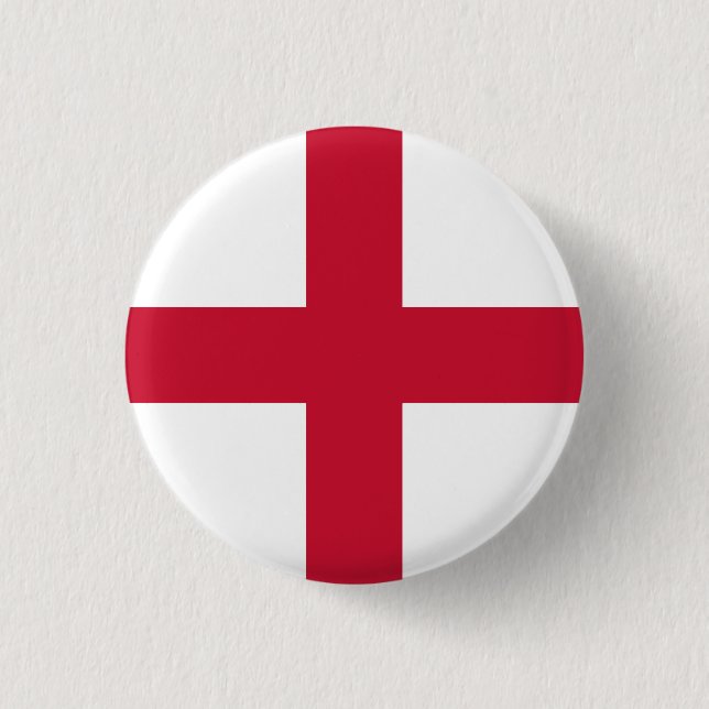 Bóton Redondo 2.54cm Bandeira Nacional Inglaterra (Frente)