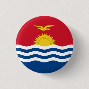 Bóton Redondo 2.54cm Bandeira Patriótica Kiribati