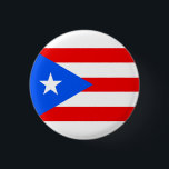 Bóton Redondo 2.54cm bandeira Porto Rico<br><div class="desc">bandeira Porto Rico</div>