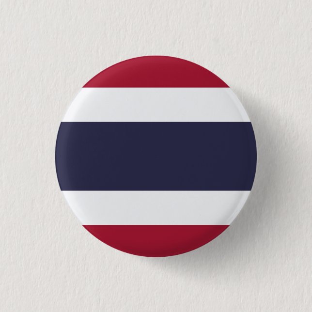 Bóton Redondo 2.54cm Bandeira Tailândia  (Frente)