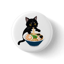 Banquete De Ramen Meow-tastic: Crachá De Gato Boni