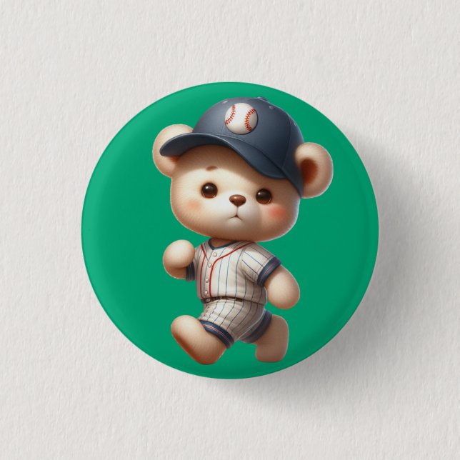 Bóton Redondo 2.54cm Baseball Bears 1 (Frente)