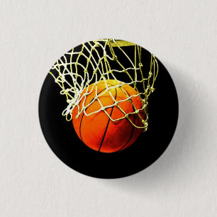 Bóton Redondo 2.54cm Basquete I Love